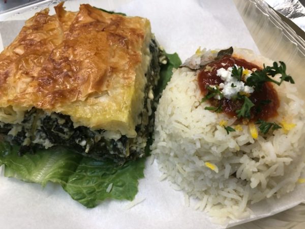 spanakopita dinner