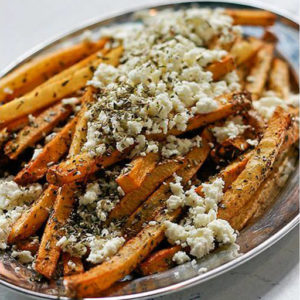 greek fries feta